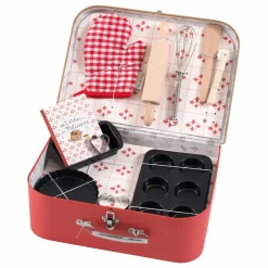 Valise pâtisserie - Set de 11 accessoires | Rouge