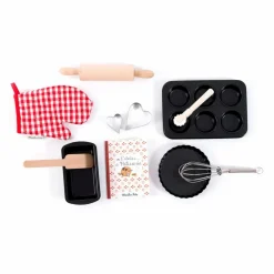 Valise pâtisserie - Set de 11 accessoires | Rouge