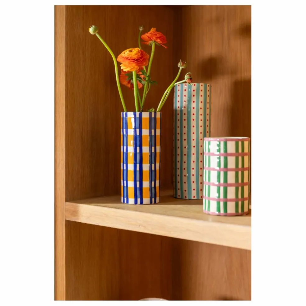 Vase Clash Dot | Bleu ciel
