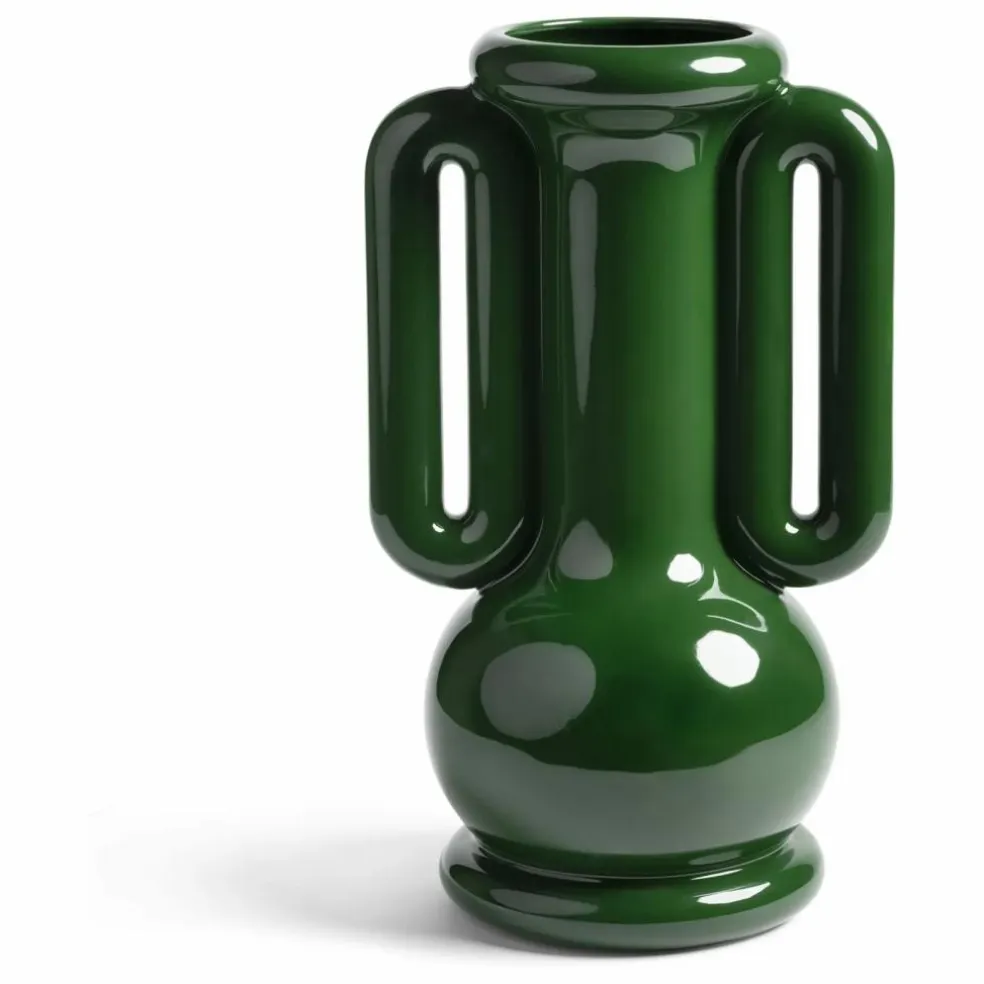 Vase en grès Amfora | Vert