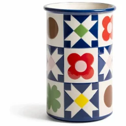 Vase en grès Courtepointe