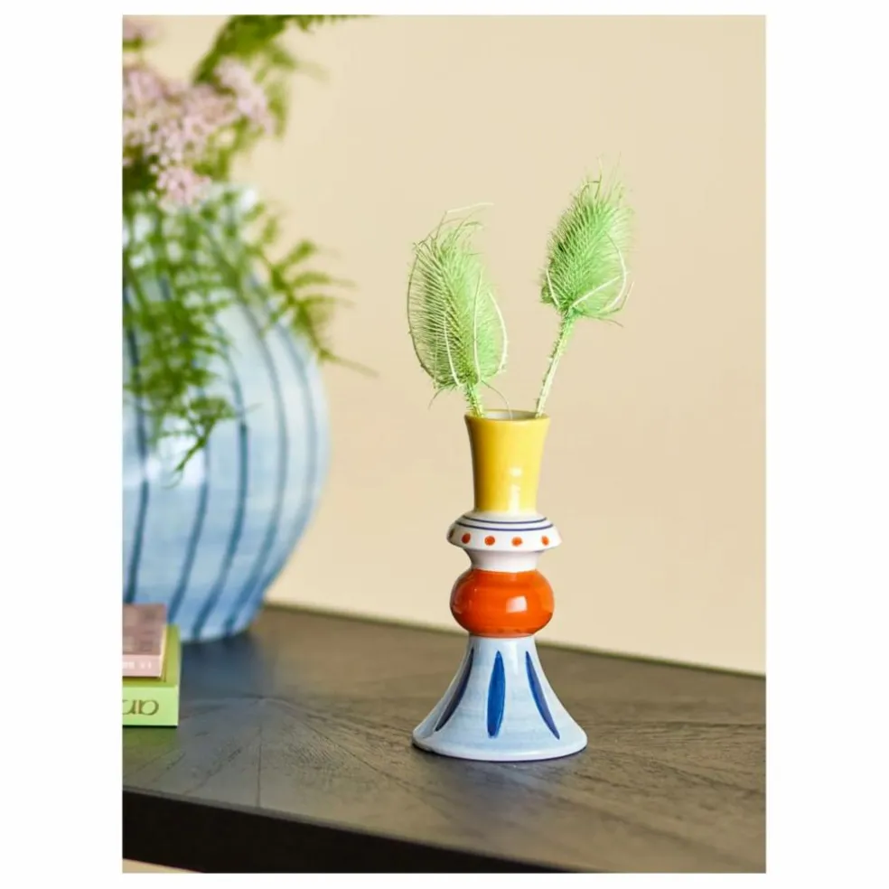Vase en grès Kairi | Jaune