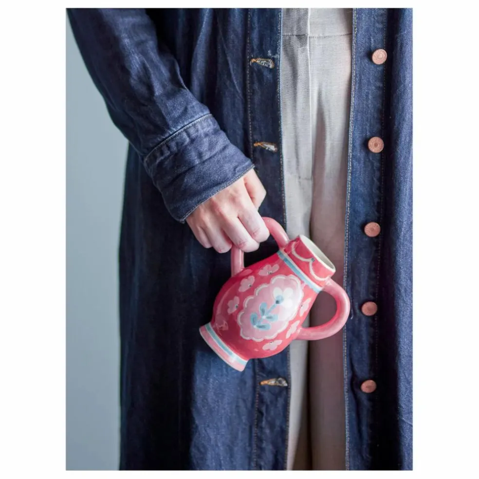 Vase en grès Odina | Rouge