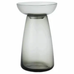 Vase en verre Aquaculture | Gris