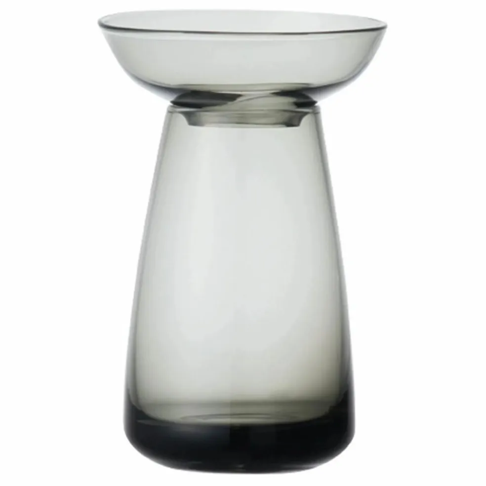 Vase en verre Aquaculture | Gris