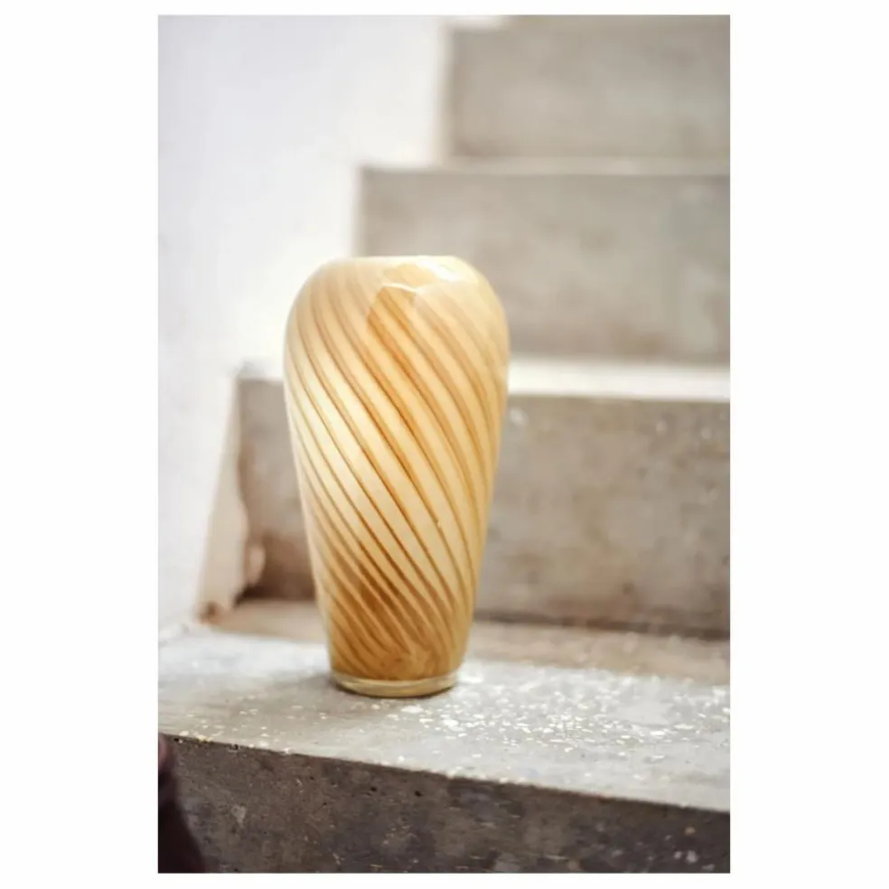 Vase en verre Mochi | Jaune