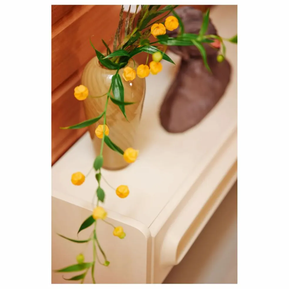 Vase en verre Mochi | Jaune