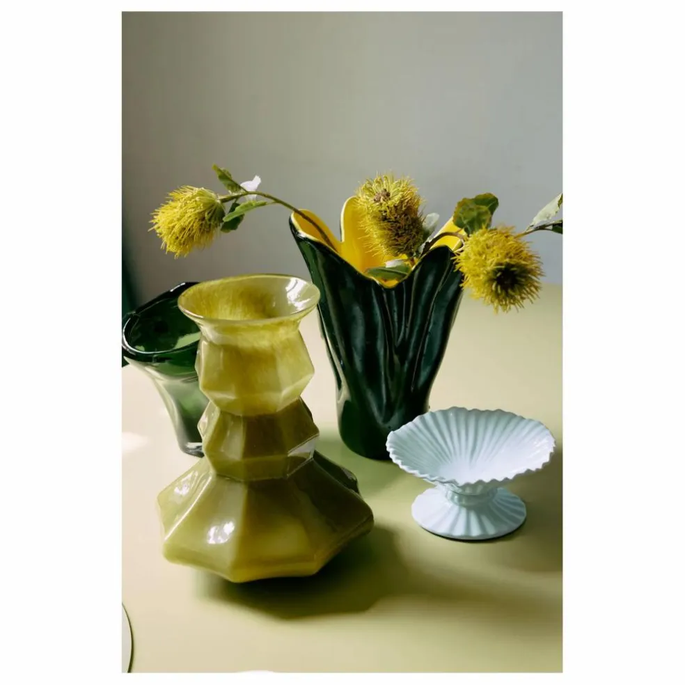 Vase en verre Silhouette | Vert