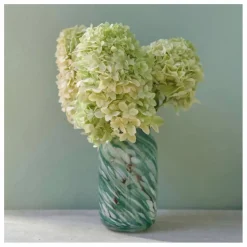 Vase en verre Splash | Vert