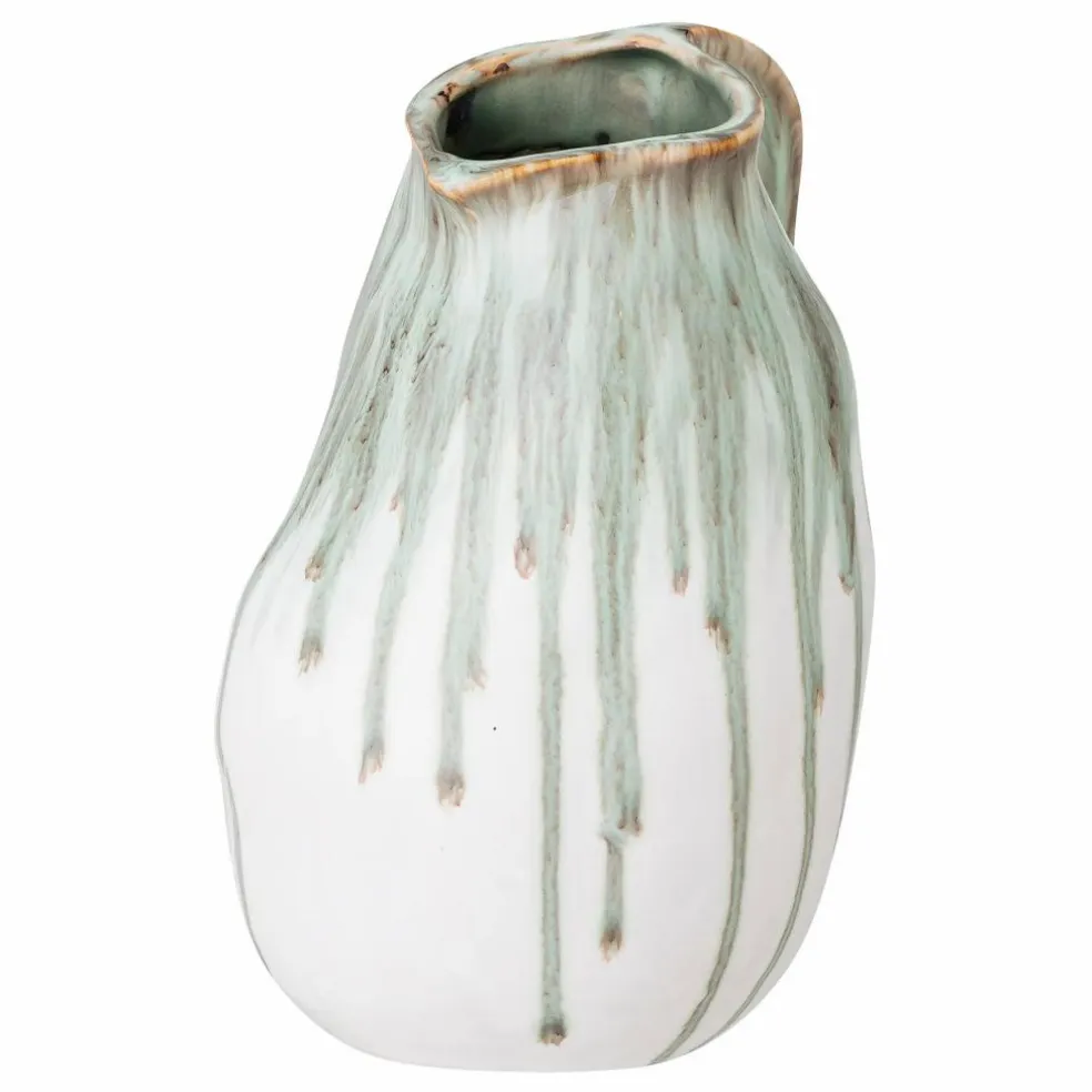Vase Link en grès | Vert