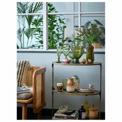 Vase Link en grès | Vert