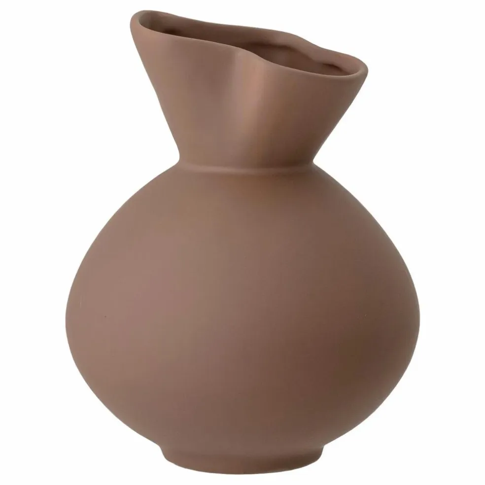Vase Nicita en grès | Noisette