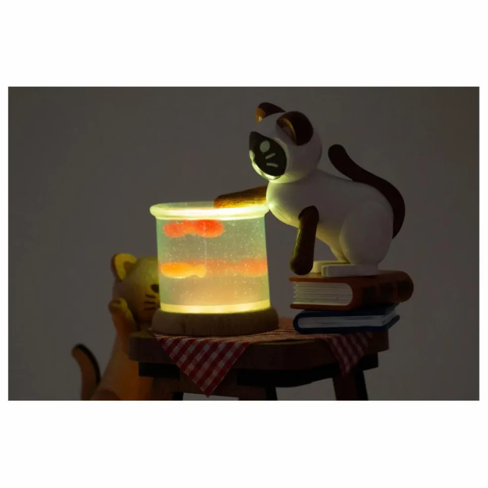 Veilleuse Chat et Poisson