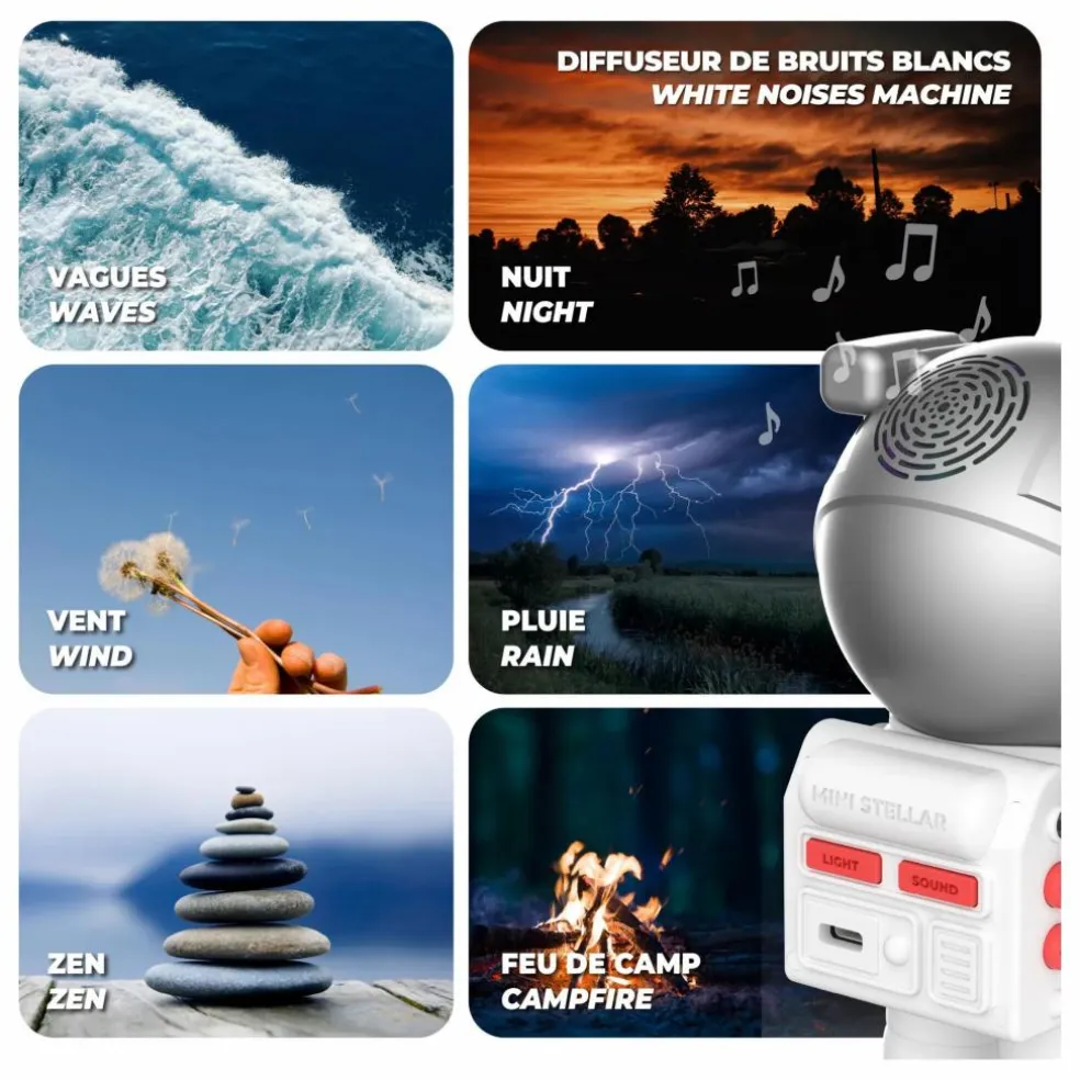 Veilleuse musicale Mini Stellar