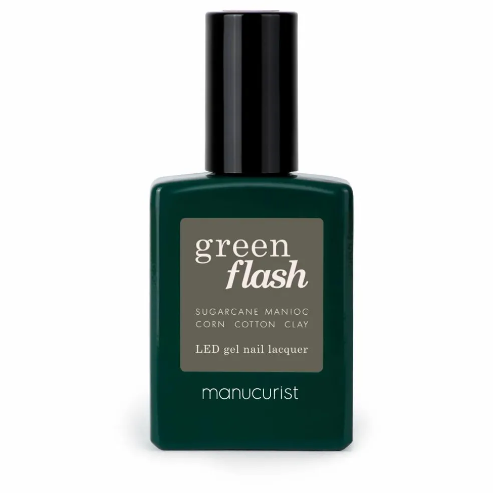 Vernis à ongles semi-permanent Green Flash - 15 ml | Khaki
