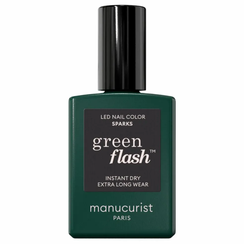 Vernis à ongles semi-permanent Green Flash - 15 ml | Sparks