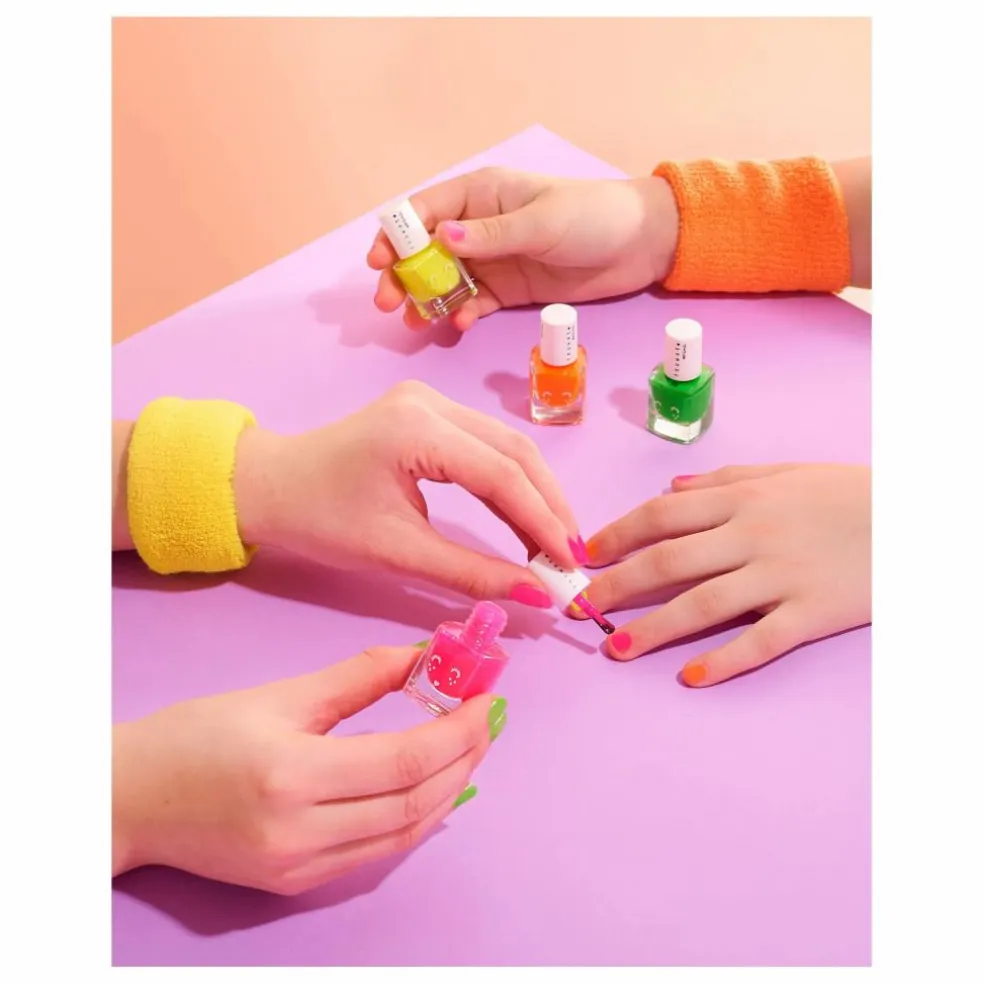 Vernis enfant à l'eau parfumé Bubble Gum - 5ml | Rose fluo