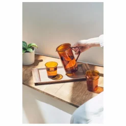 Verre Cast simple paroi - 250 ml | Ambre