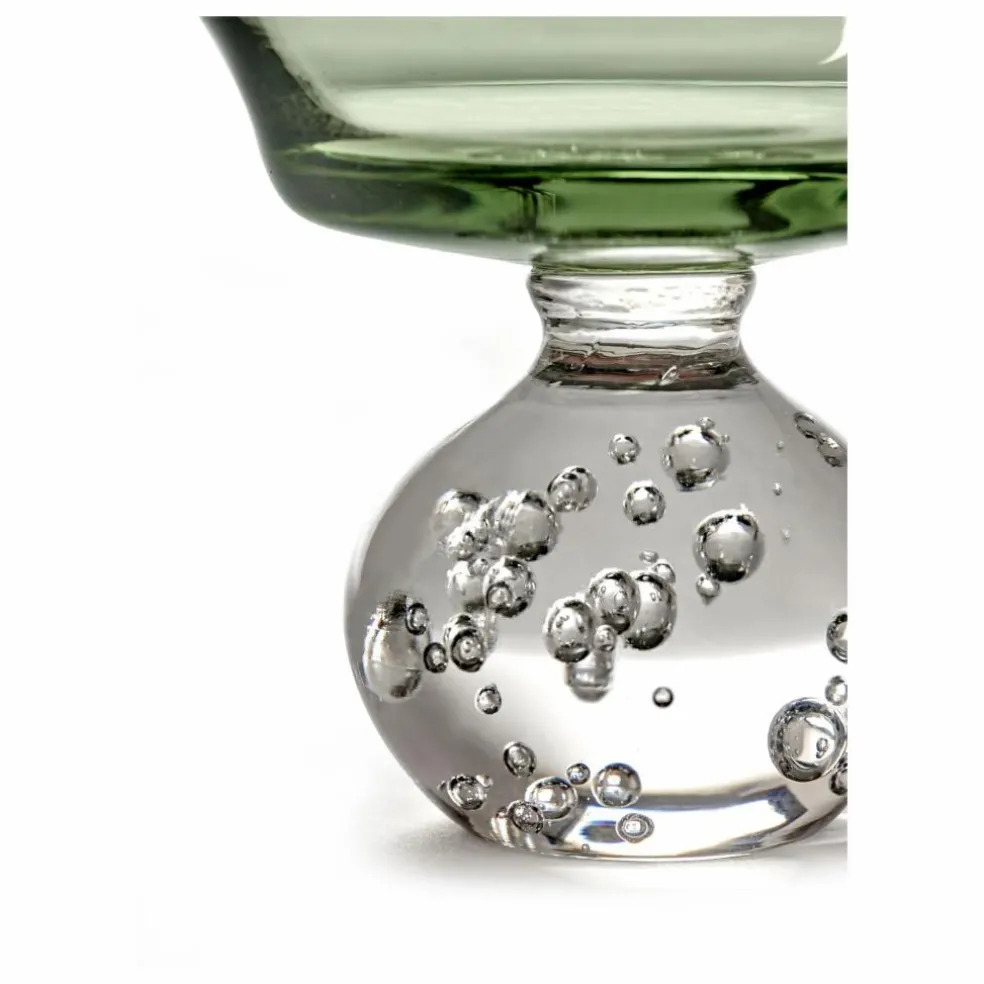 Verres à pied Eternal snow - Set de 6 | Vert