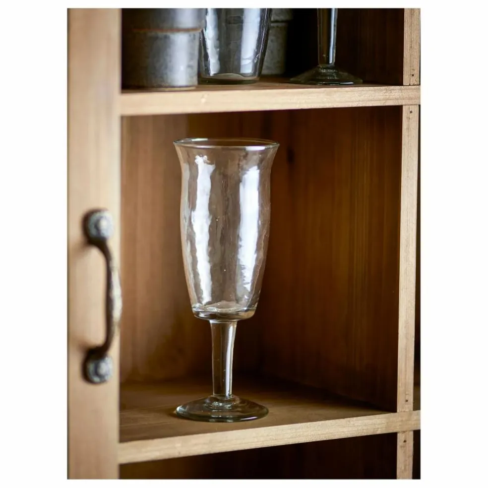 Verres à vin Asha en verre recyclé - Set de 4 | Transparent