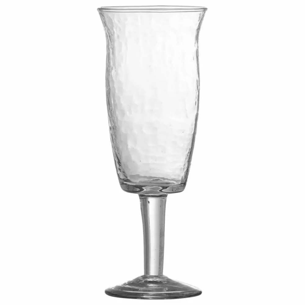 Verres à vin Asha en verre recyclé - Set de 4 | Transparent