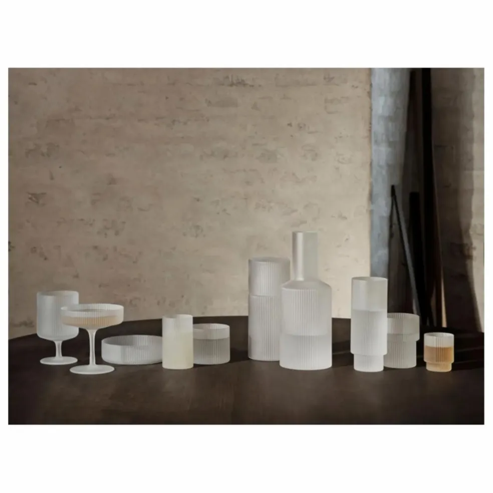 Verres à vin Ripple - Set de 2 | Blanc
