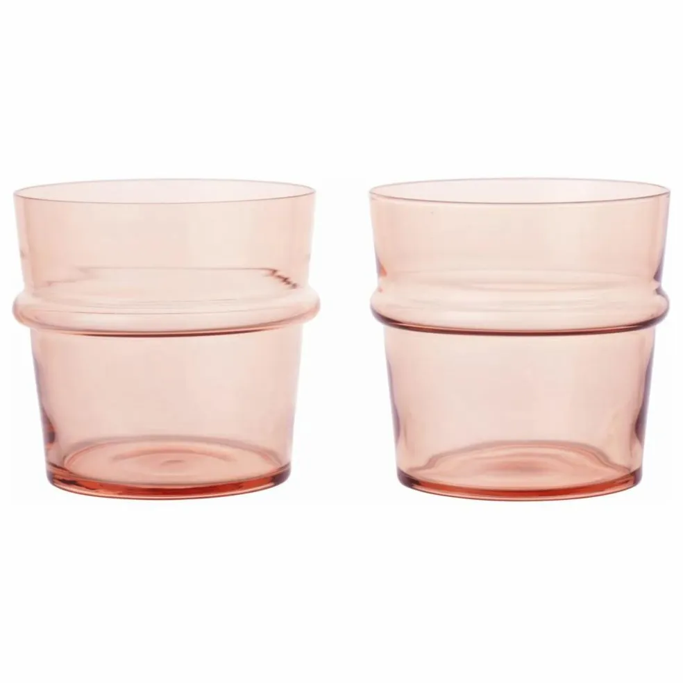 Verres Boya - Set de 2 | Framboise