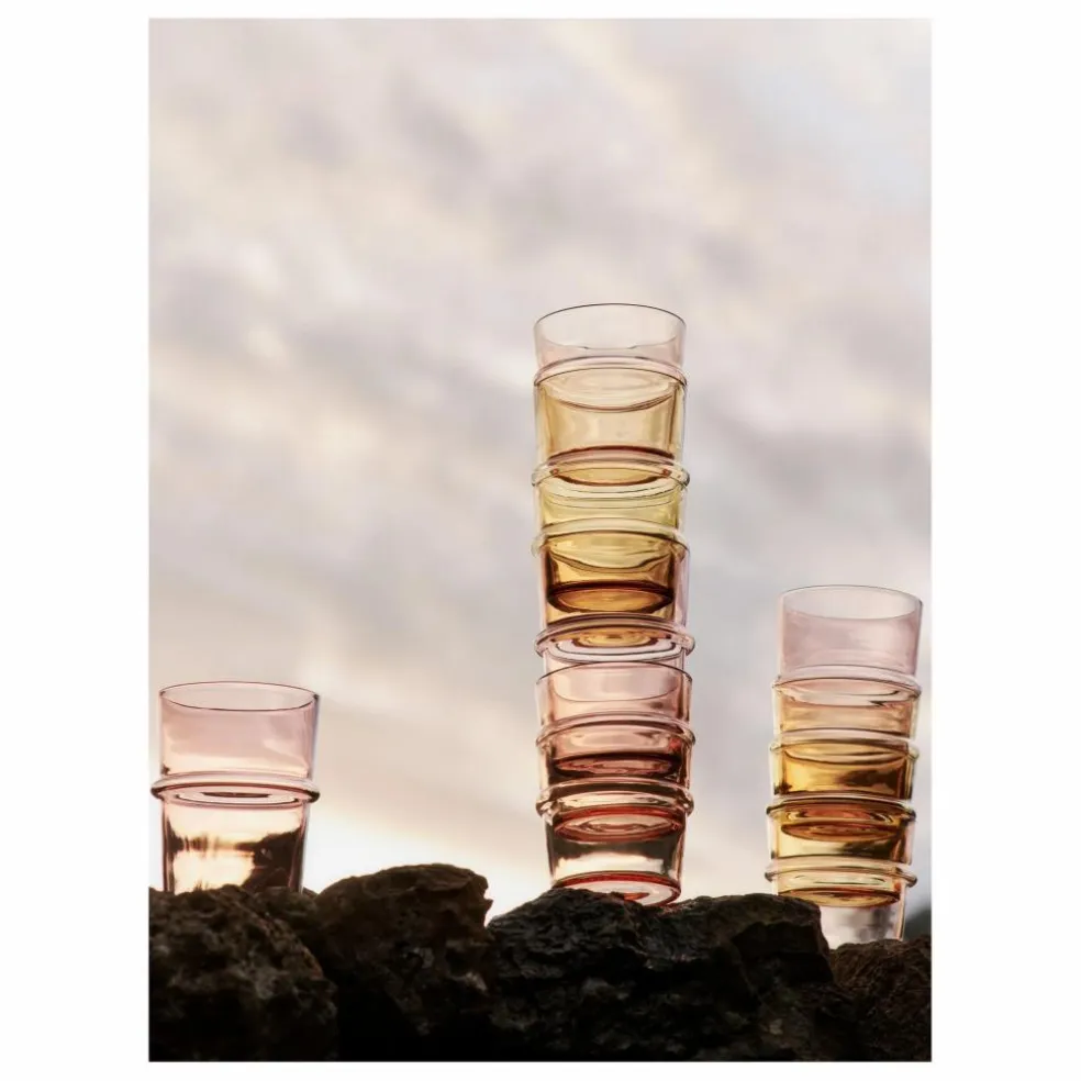 Verres Boya - Set de 2 | Jaune
