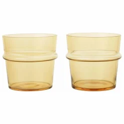Verres Boya - Set de 2 | Jaune
