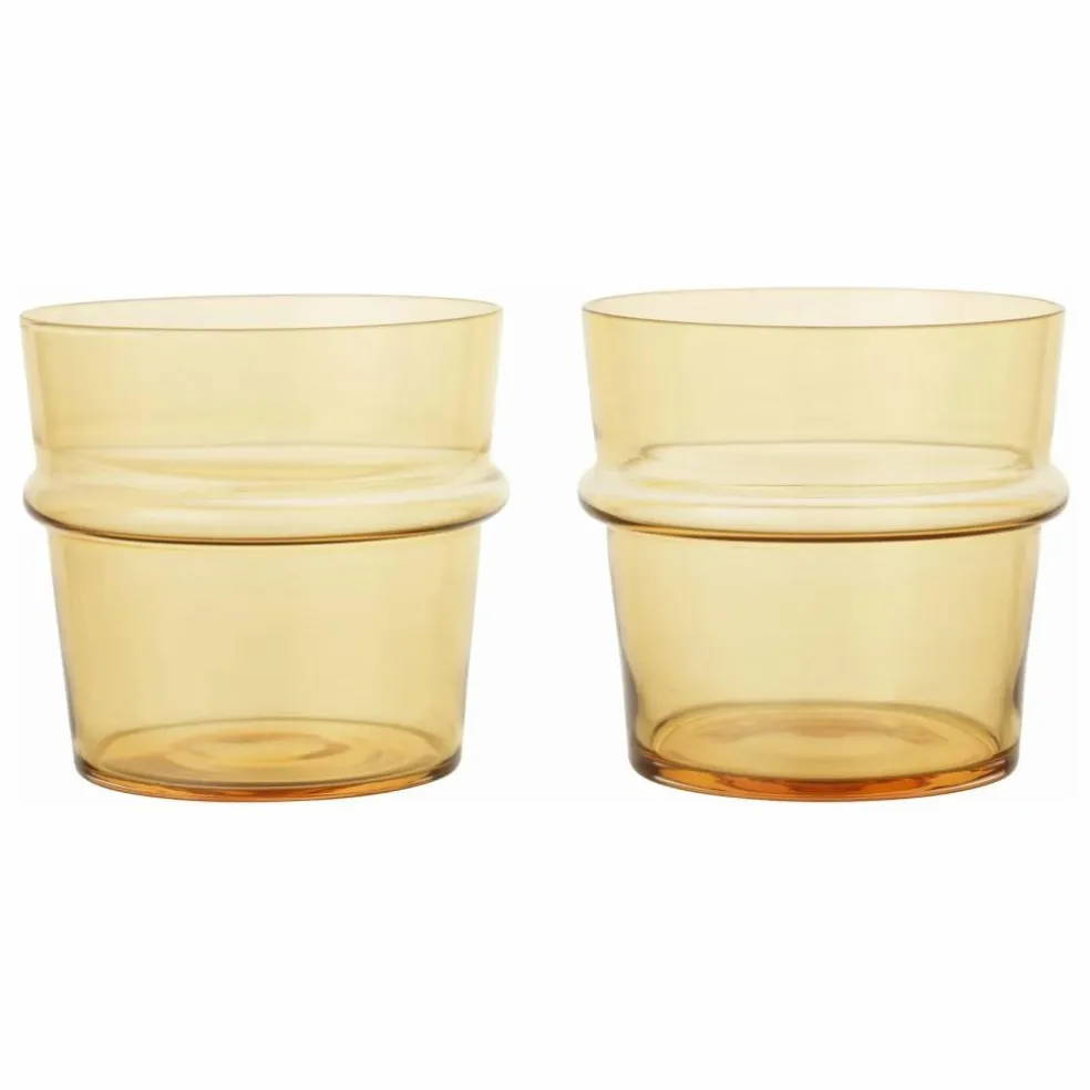 Verres Boya - Set de 2 | Jaune