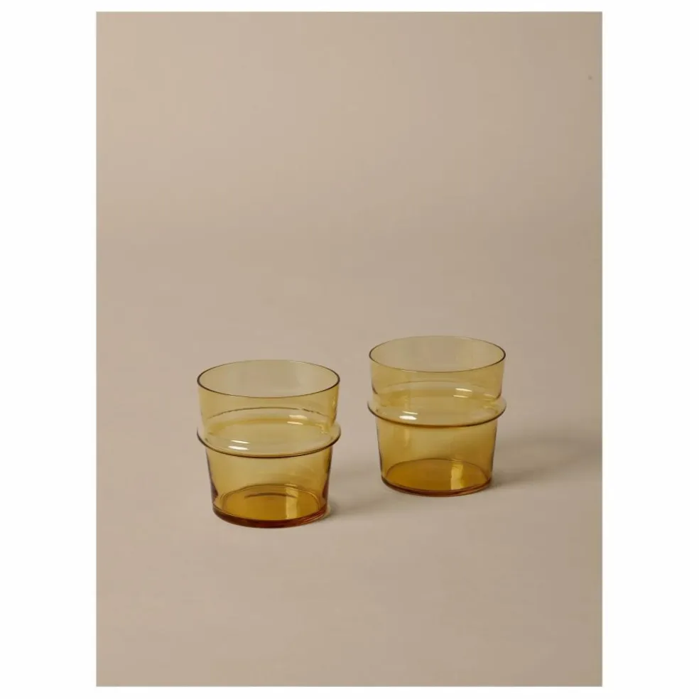 Verres Boya - Set de 2 | Jaune