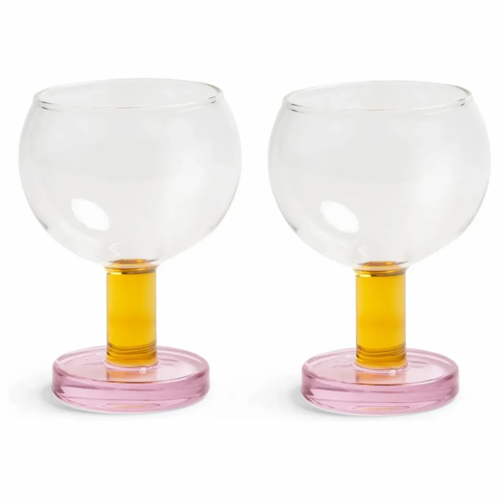 Verres Cantine - Set de 2 | Rose