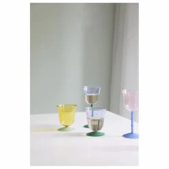 Verres Dot - Set de 2 | Jaune