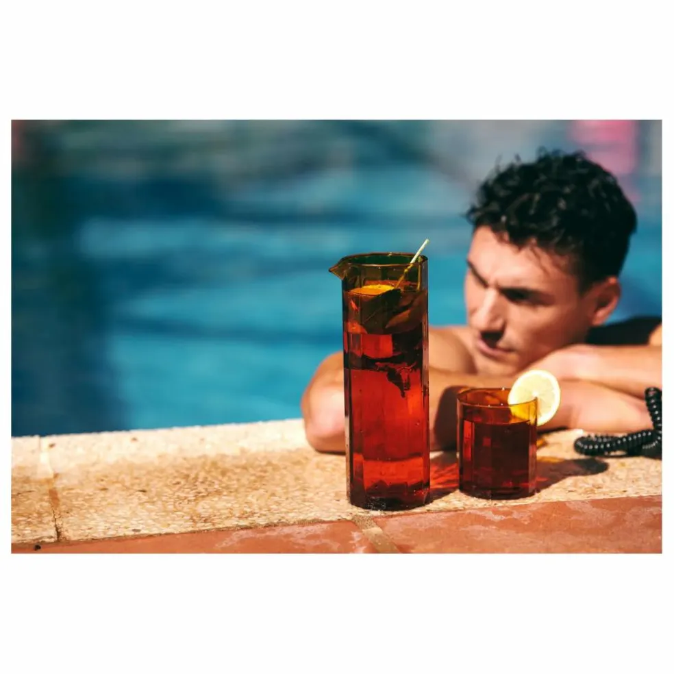 Verres Sunlit - Set de 4 | Ambre