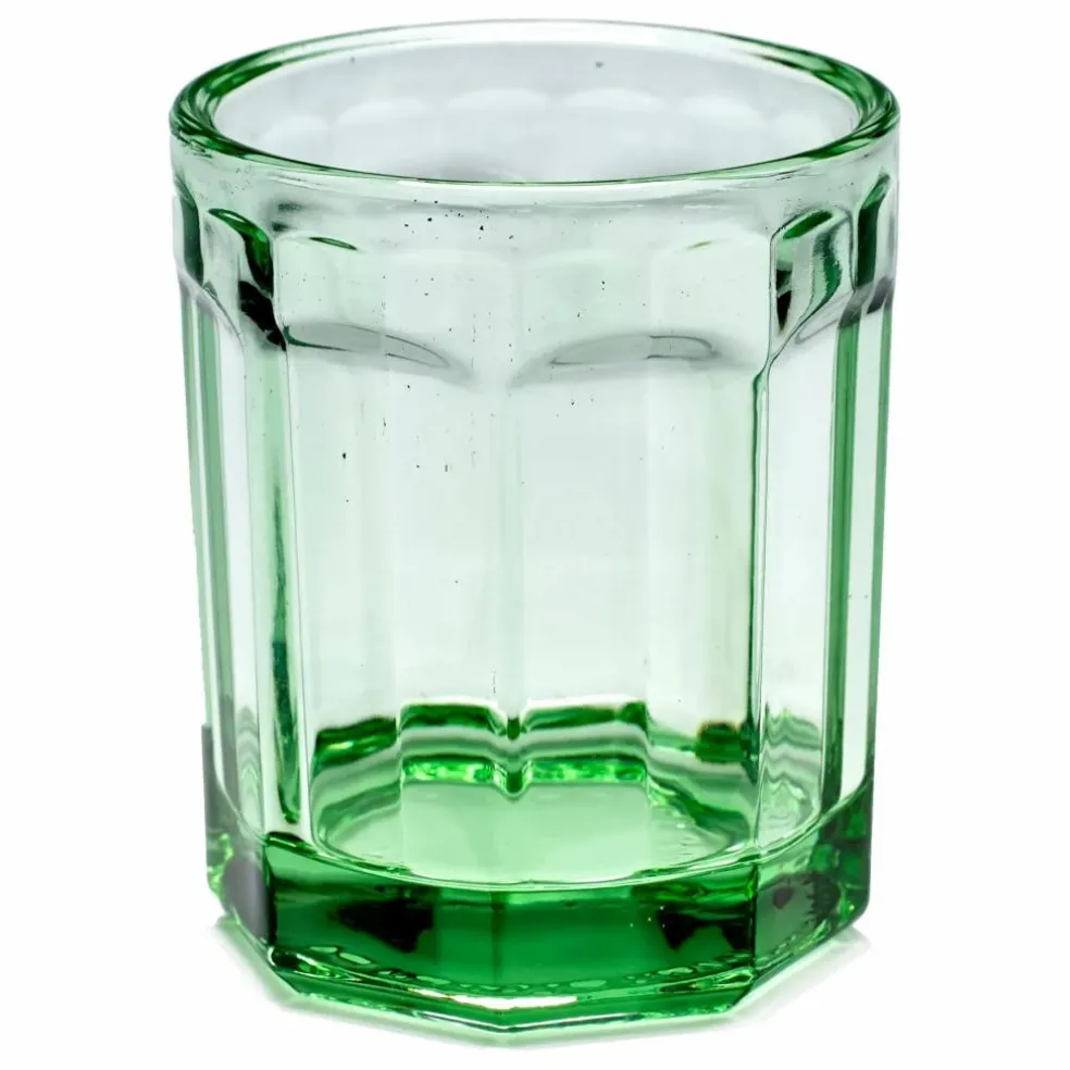 Verres teintés Fish & Fish, Paola Navone - Set de 4 | Vert
