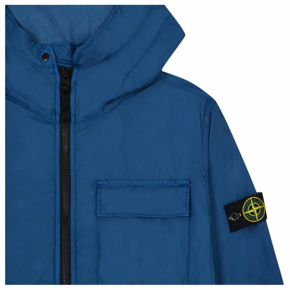 Veste à Capuche Uni | Bleu