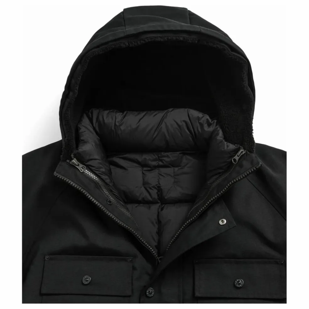 Veste à Capuche Volume Down | Noir