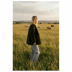 Veste Bari Zephir Brodée Velours | Vert