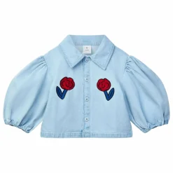 Veste Boléro Annka Denim | Bleu Clair