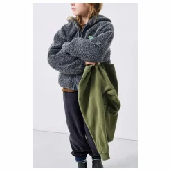 Veste Capuche Façon Sherpa Hoktown | Gris anthracite chiné
