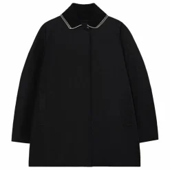 Veste Col Crochet | Noir
