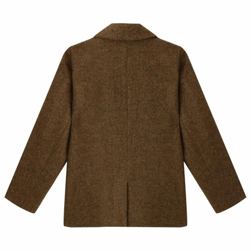 Veste Croisée Mini | Tabac
