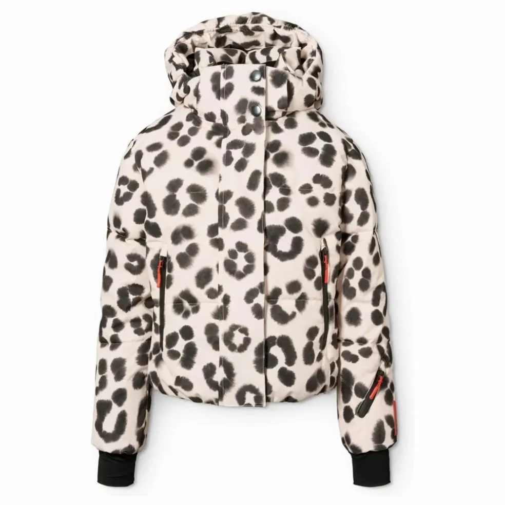 Veste de Ski Hansine Pro Leopard | Beige