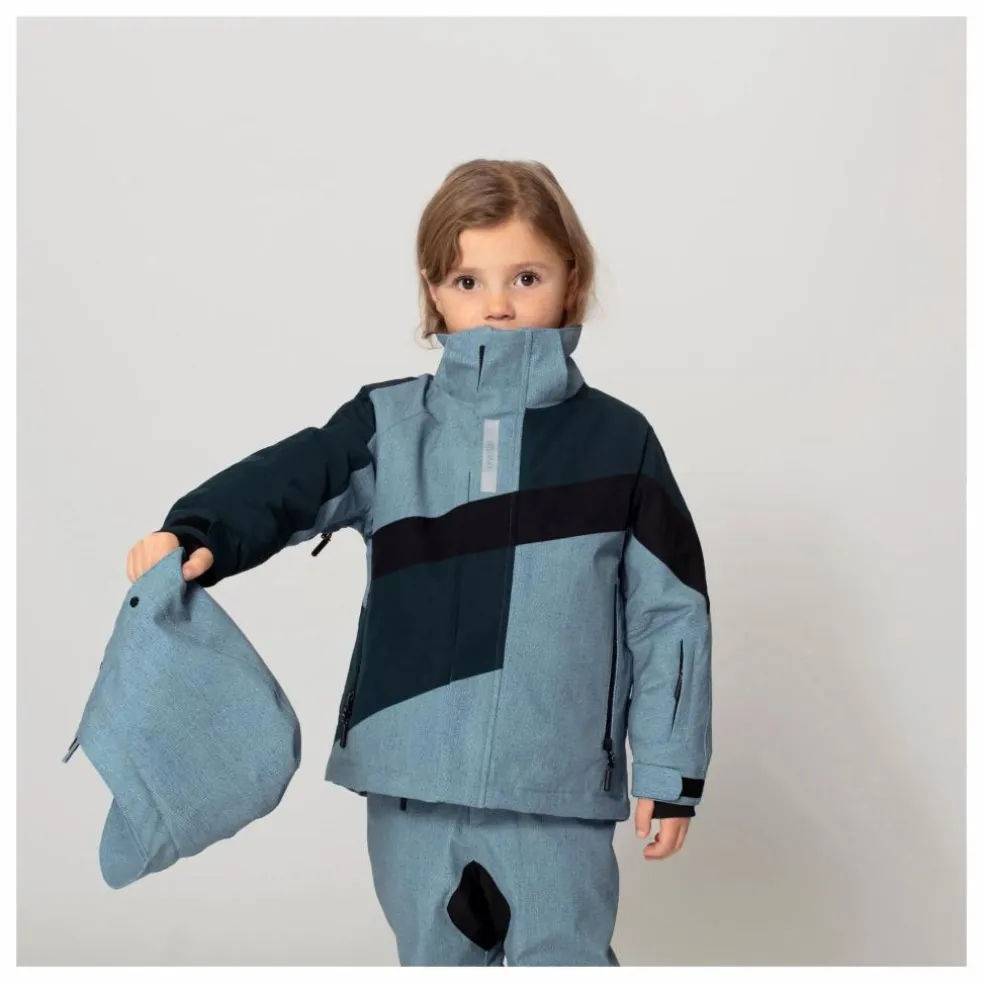 Veste de ski Imperméable Curious Cat | Denim