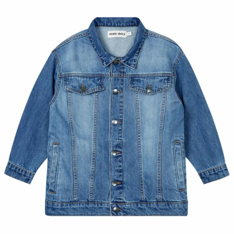 Veste Denim Coton Bio | Bleu délavé