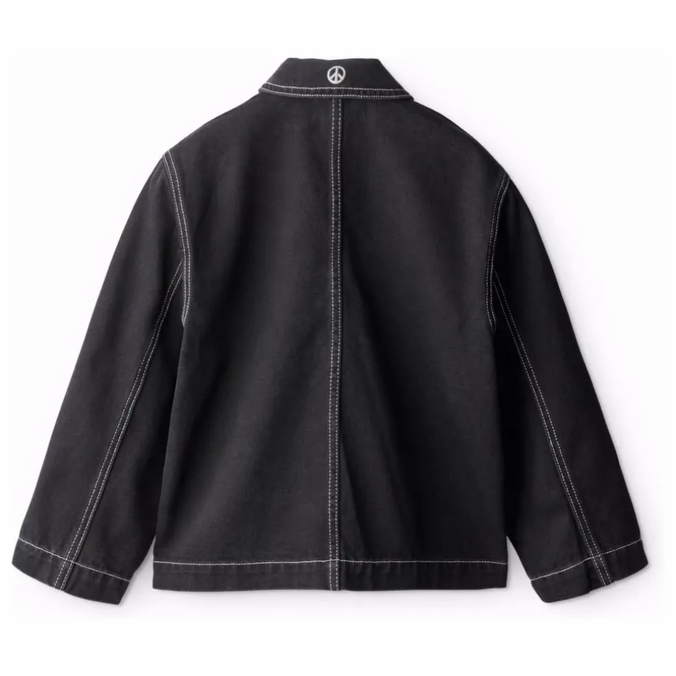 Veste Denim Hetson Coton Bio | Denim noir