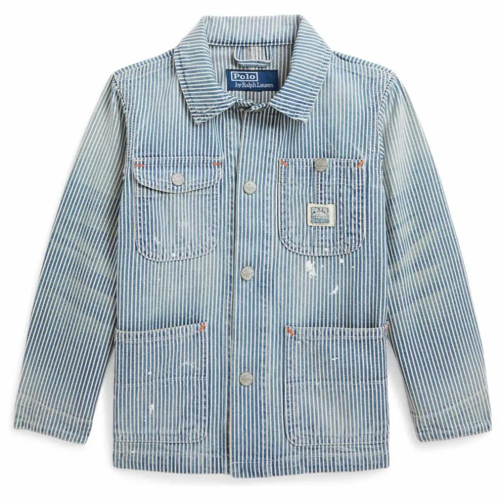 Veste Denim Rayée | Denim