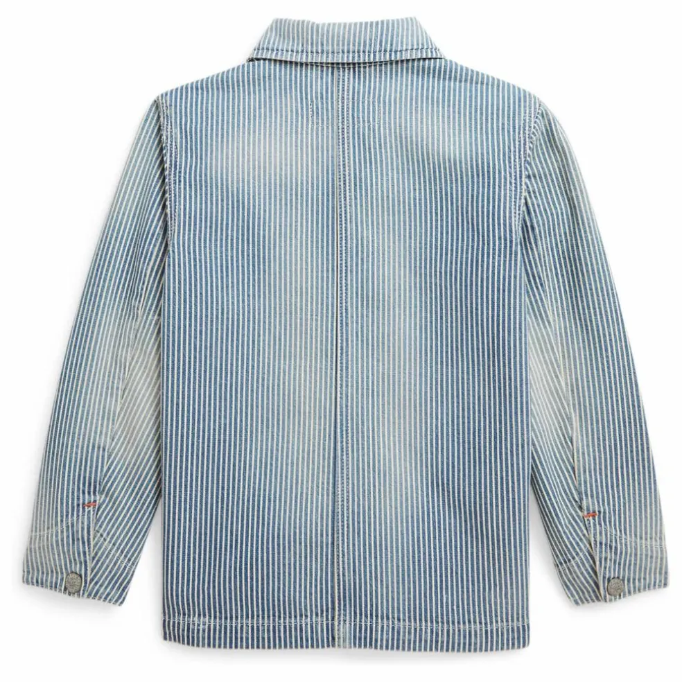 Veste Denim Rayée | Denim