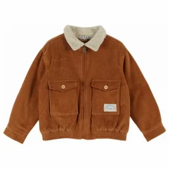Veste Doublée Velours Côtelé | Caramel