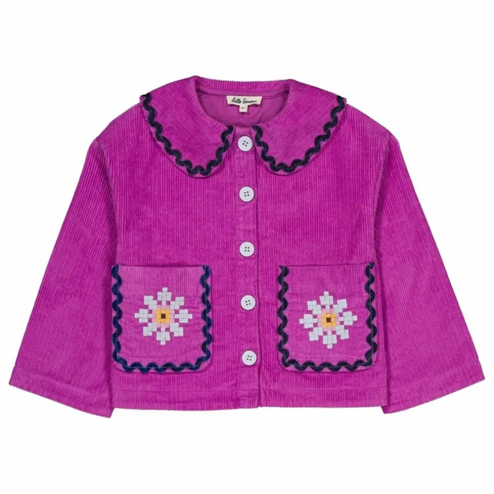 Veste Duchesse Velours Côtelé | Rose